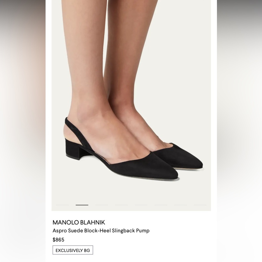 Aspro suede block heel pump